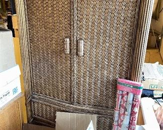 Woven cabinet