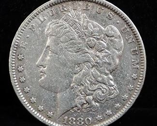 1880 Morgan Silver Dollar