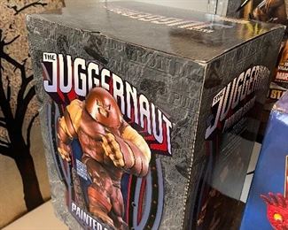 The Juggernaut painted statue - purchased at Comic-Con 