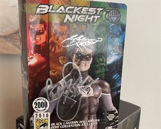 Blackest Night signed Black Lantern  Hal Jordan 2010 convention collection