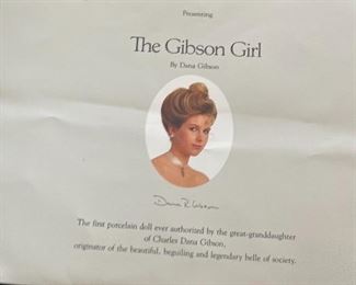 The Gibson Doll in porcelain by Dana Gibson