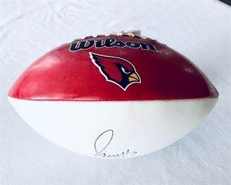 SIGNED FOOTBALL ( not authenticated)
LARRY FITZGERALD JR.  #11
