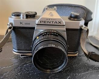 As part of our client's job, he had to take photos of new sites as Shell expanded. For sale is this Pentax K1000 35mm camera in its original case.