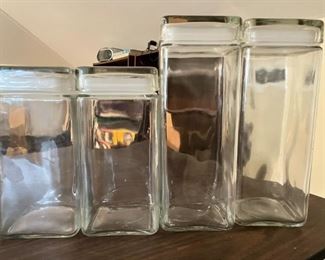 Glass block canisters