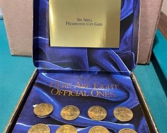 1992 Shell Presidential Brass Collector Coins