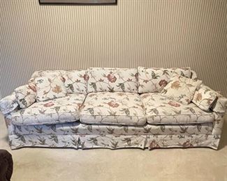 Floral couch - unbranded. Available for presale. $200/obo. To make an offer, call/text Lisa @ 615-854-8535  or email: nashville@entrustedestatesales.com