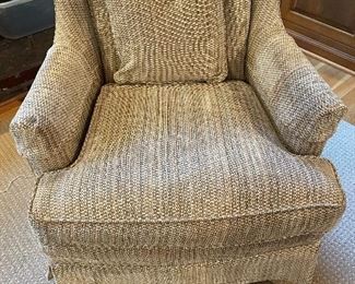 29” (small adult size) upholstered rocker in excellent condition. Available for presale. $80/obo. To make an offer, call/text Lisa @ 615-854-8535  or email: nashville@entrustedestatesales.com