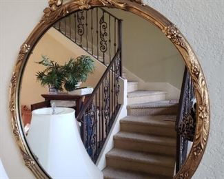 Vintage Round Mirror