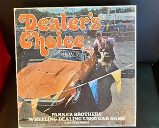 "Dealers Choice" Board Game by Parker, 1971