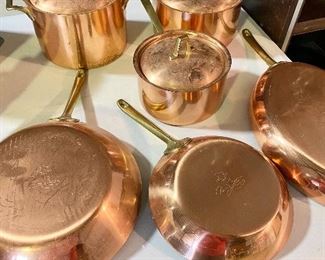 Paul Revere Ware Solid Copper Cookware 
