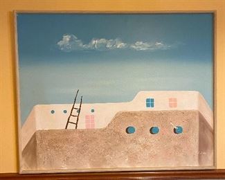 Oil on Canvas, Southwest Landscape