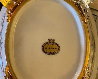 Additional photo of bottom mark of Limoge bowl.