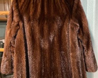 Additional photo of back of fur coat