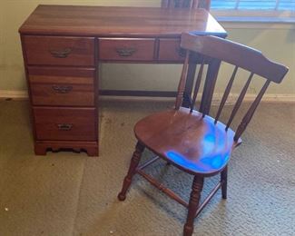 Cherry Desk and Chair