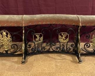 Gorgeous Wrought Iron Bench