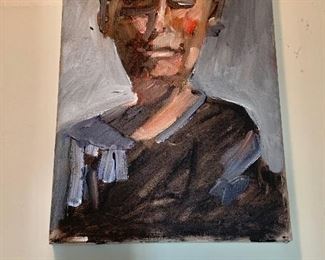 $75" Man portrait #1 " 12" H x 9" W. 