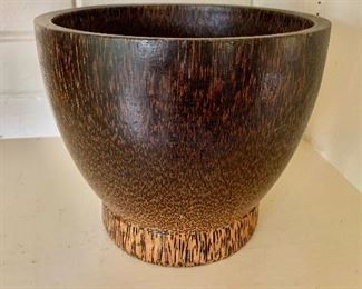 $75 - Turned wood bowl #5.  7" H, 8" diam.