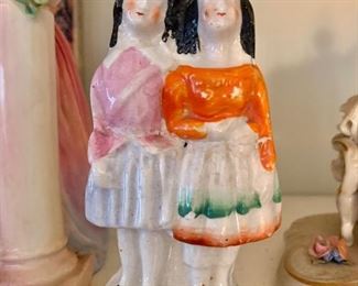 $30 Twin porcelain figures 