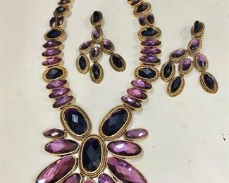 $85 Nicole Miller necklace and earrings set 