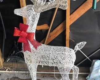 Outdoor Christmas reindeer