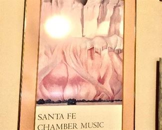 Sante Fe framed poster