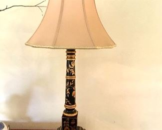 Oriental style base lamp