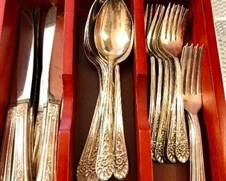 Rogers silver plate set