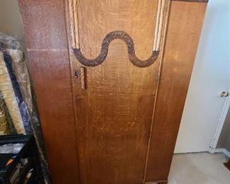 Vintage wardrobe armoire 