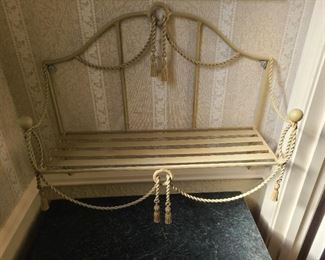 Decorative iron shelving 