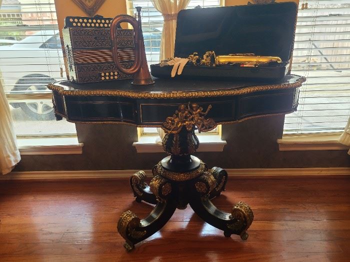 This gorgeous unique table was in Judge Hofheinz Private Penthouse apartment in the Astrodome. 