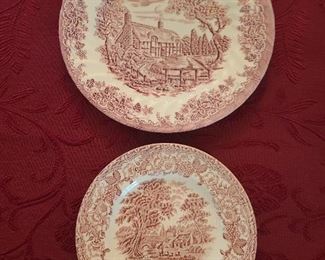 Churchill Made in Staffordshire England 
8 dinner & 7 salad plates