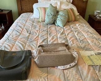Vintage Bed   - and  Lladro Purse (first in my long history of conducting sales) 