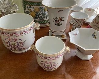Herend, Mettahade, Cache Pots  Vases, Planters 