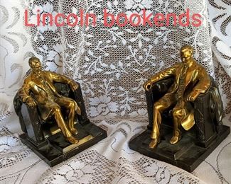 Abraham Lincoln bookends