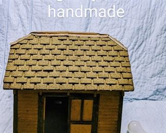Handmade toy barn