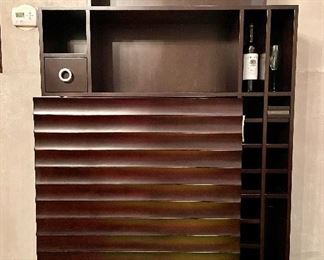 Item 10:  Stylish Contemporary Bar - 46"l x 15.5"w x 69"h:  $695