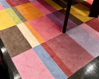 Item 12:  (1 left) Ligne Pure Color Block Rugs - 119" x 79.5":  $325/Each