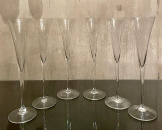 Item 83:  (6) Champagne Flutes:  $24