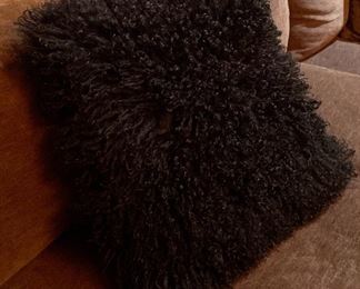 Item 116:  Alpaca Pillow (Brown #1):  $85