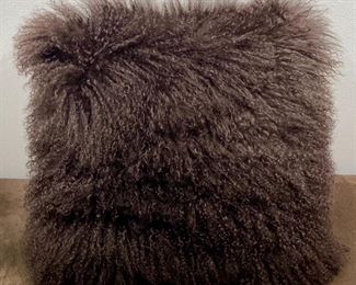 Item 117:  Alpaca Pillow (Brown #2):  $85