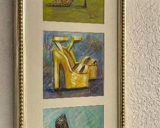 Item 133:  Pratt "Heel" Prints - 15" x 34": $65 