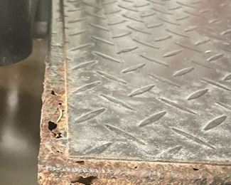 please note the rust on the bumper