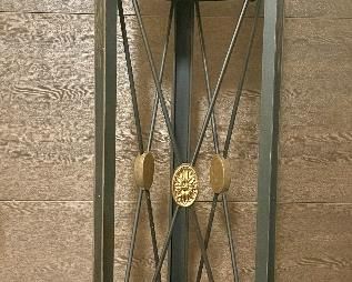 Item 144:  Heavy Metal Planter - 14.25" x 48.5": $165