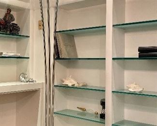 Item 2:  Vintage Three Light Arched Chrome Lamp with Heavy Marble Base - 30" x 75":  $850