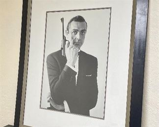 Item 200:  "James Bond" Photograph - 33.25" x 40": $245
