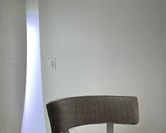 Item 97:  Decorative Lighted Vase Lamp (White) - 61": $75