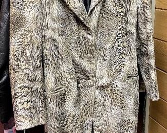 Item 230:  Leopard Print Coat:  $48
