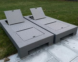 Item 268:  Jaavan Outdoor Wicker Lounge Chairs: $545/Ea  