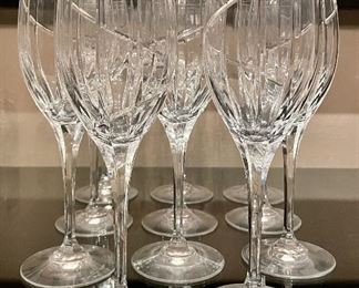 Item 291:  (11) Wine Glasses 9.5" tall:  $42