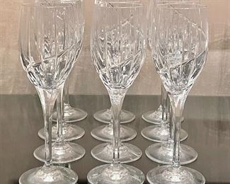 Item 292:  (12) Wine Glasses 8 1/4" tall:  $38
